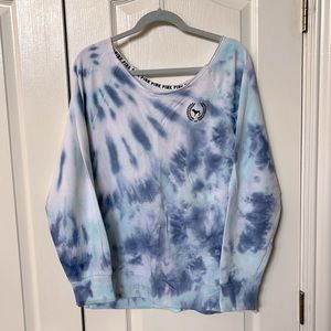 Tie-Dye Oversized PINK Crew Neck